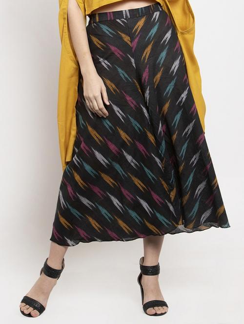 black printed others trouser - 18193089 - Very Small Image - 1