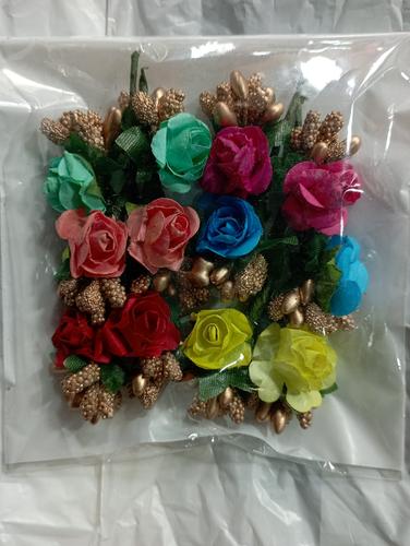 hair accesrios milti color flowers - 18193287 - Very Small Image - 1