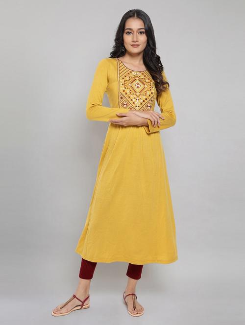 women's a-line kurta - 18193334 - Very Small Image - 1
