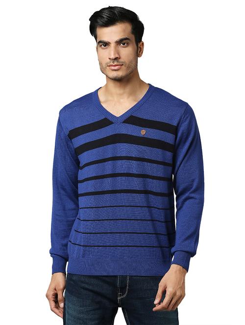 navy-blue striped pullover - 18193888 - Very Small Image - 1