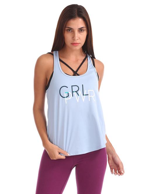 light blue printed regular top - 18194738 - Very Small Image - 1