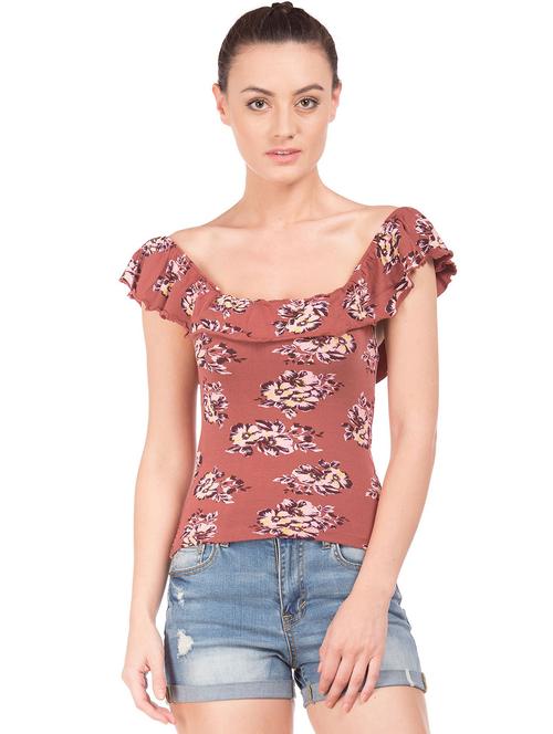 red printed regular top - 18194801 - Very Small Image - 1