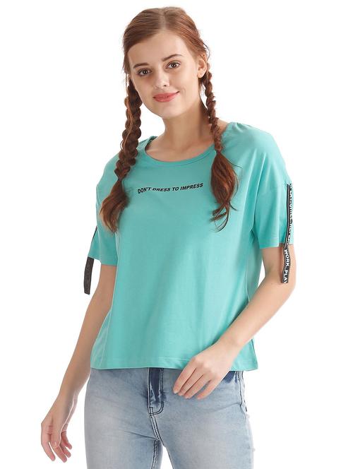 round neck graphic top - 18195152 - Very Small Image - 1