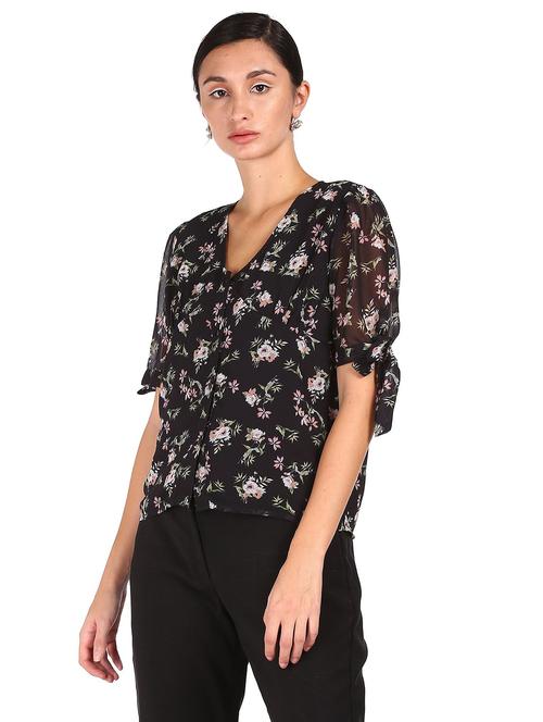 black printed regular top - 18195335 - Very Small Image - 1