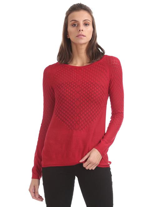red solid regular top - 18195523 - Very Small Image - 1