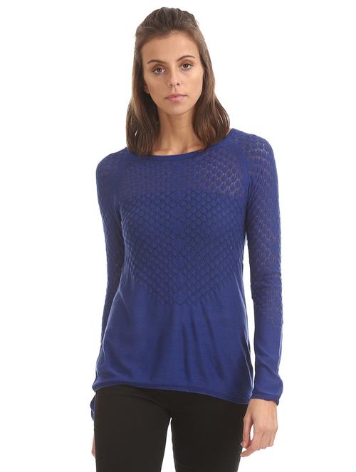 dark blue solid regular top - 18195524 - Very Small Image - 1