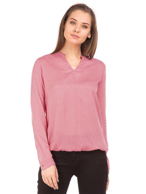 red printed regular top - 18195549 - Very Small Image - 1