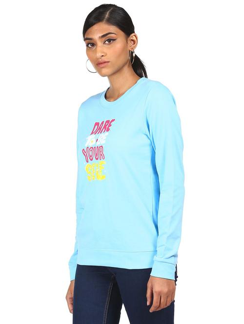 blue cotton sweatshirt - 18195880 - Very Small Image - 1