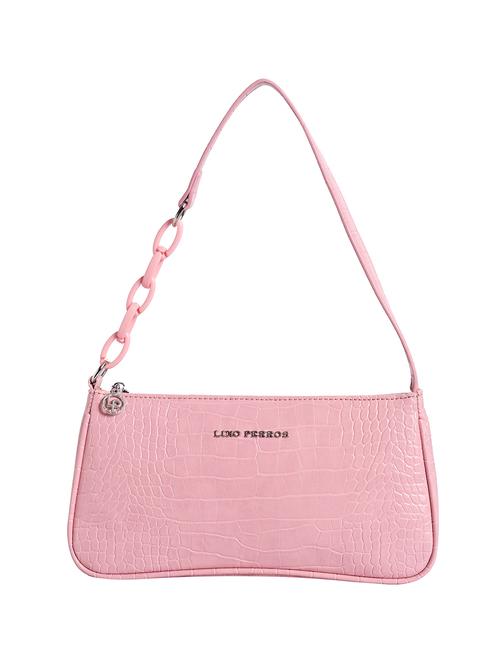 pink leatherette (pu) handbag - 18196013 - Very Small Image - 1