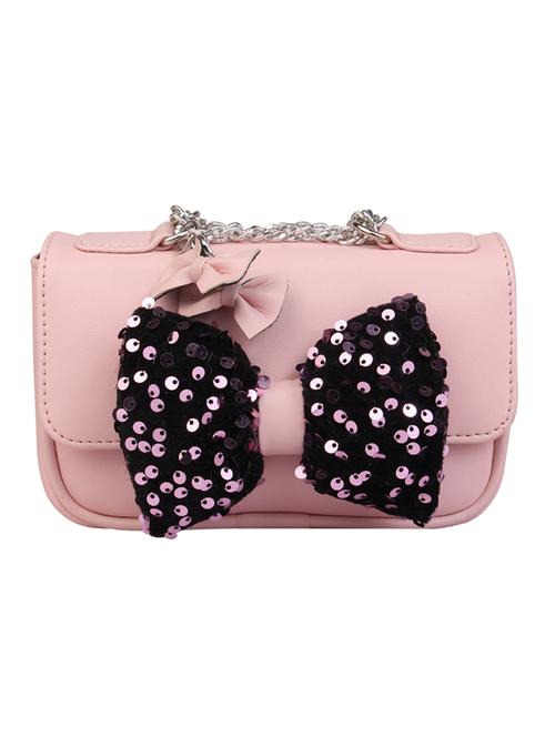 pink leatherette (pu) sling bag - 18196564 - Very Small Image - 1