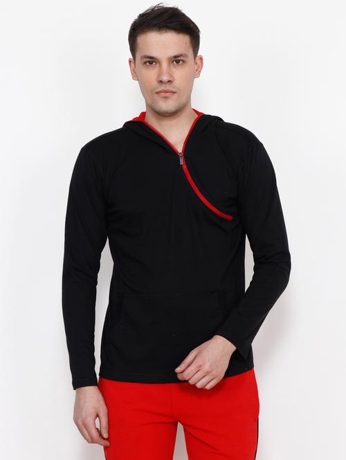 black solid sweatshirt - 18197940 - Very Small Image - 1
