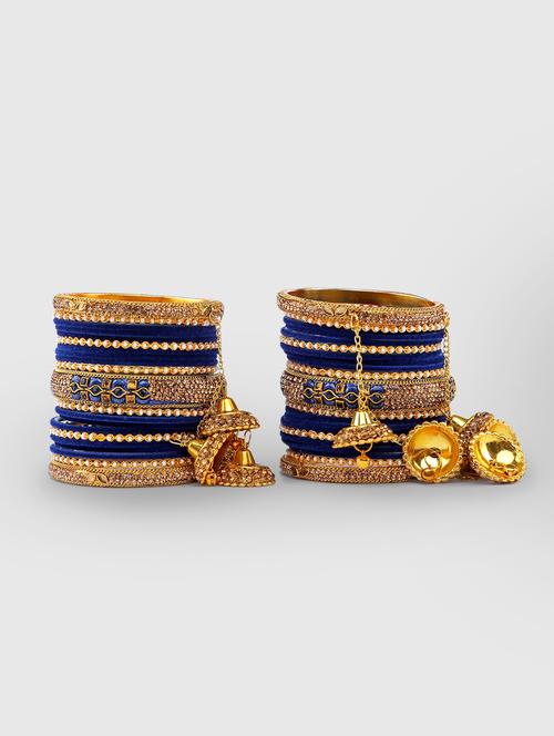 ijoli bridal latkan bangle/chuda set for women & girl ( pack of 42 - 18199147 - Very Small Image - 1