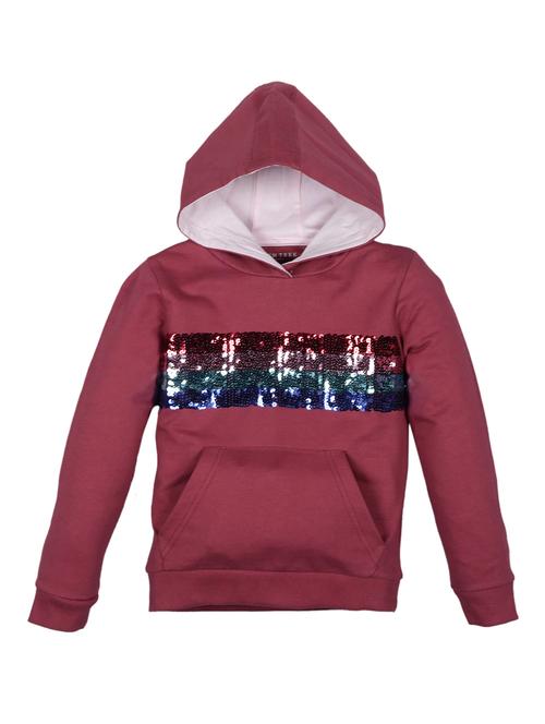 chest print hood neck sweatshirt - 18199282 - Very Small Image - 1