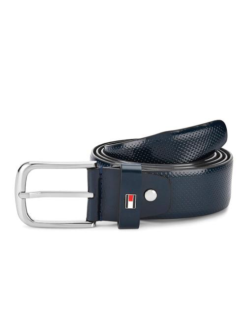 navy leather belt - 18200284 - Very Small Image - 1