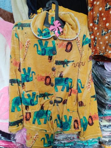 ladies woolen night wear set yellow - 18200811 - Very Small Image - 1