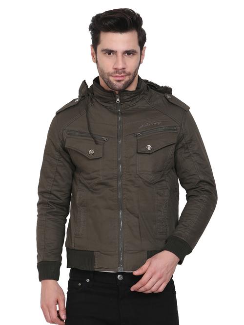 green solid bomber jacket - 18201236 - Very Small Image - 1