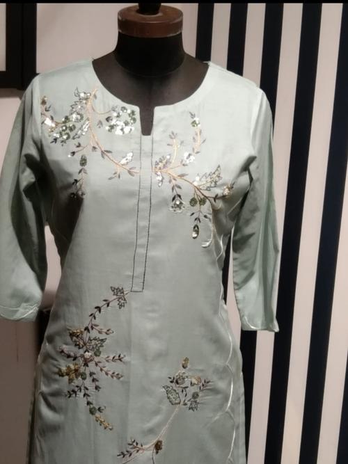 ladies cotton paint & shirt grey - 18202000 - Very Small Image - 1