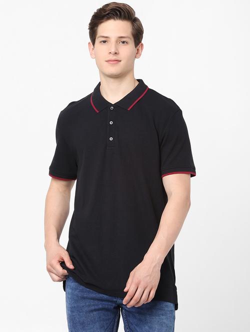 black solid t-shirt - 18202115 - Very Small Image - 1