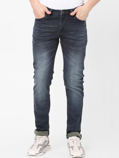 dark blue light washed jean - 18202132 - Very Small Image - 1