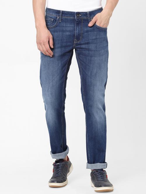 dark blue light-washed jean - 18202135 - Very Small Image - 1
