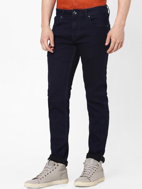 dark blue solid light-washed jean - 18202138 - Very Small Image - 1