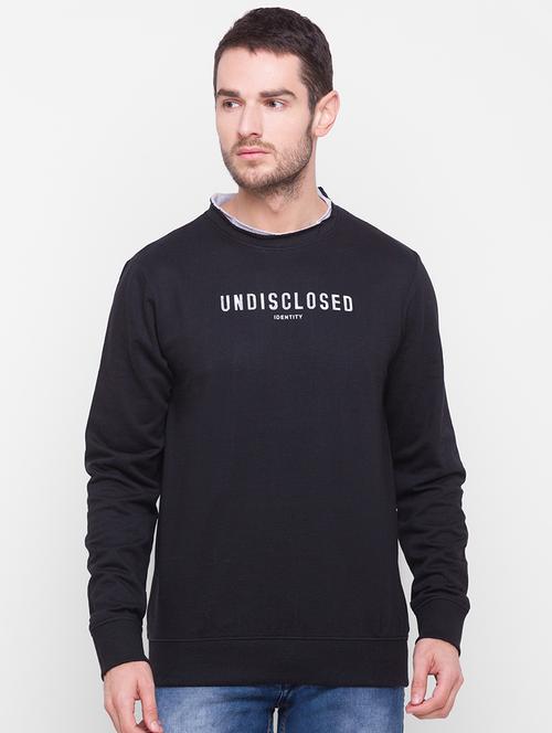 mens chest print sweatshirt - 18202219 - Very Small Image - 1