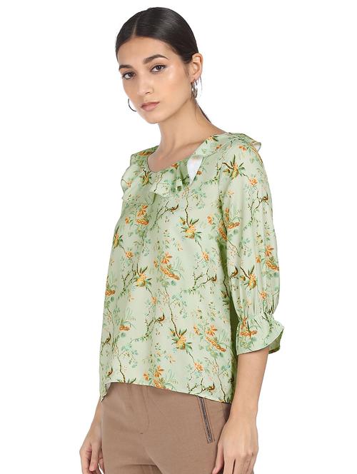 women's straight mock neck top - 18202481 - Very Small Image - 1