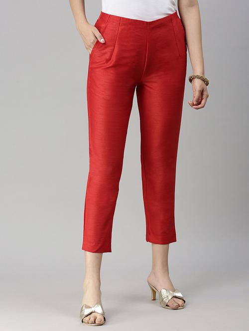 de moza women cigarette pant - 18203035 - Very Small Image - 1