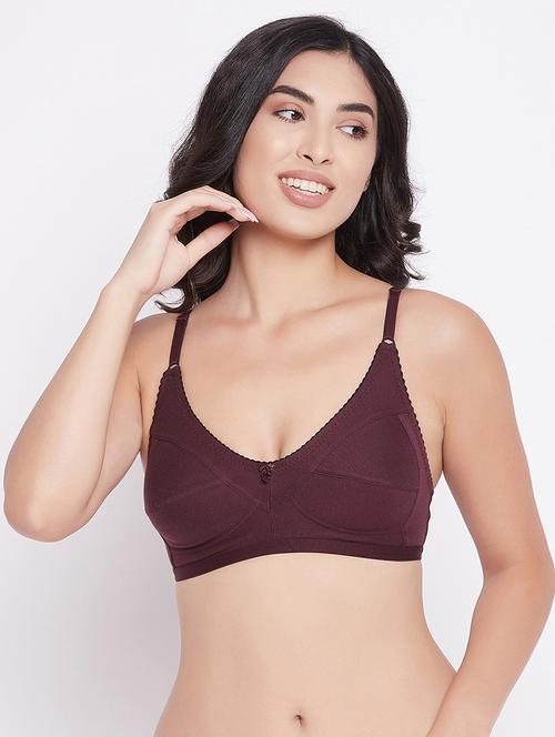 purple solid regular bra - 18204410 - Very Small Image - 1