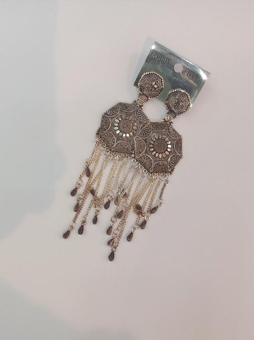 ladies party wear earrings - 18204516 - Very Small Image - 1