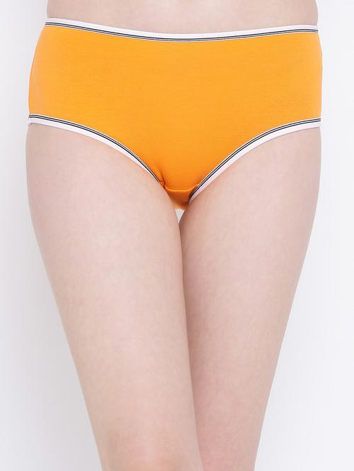 orange solid hipster panty - 18204663 - Very Small Image - 1