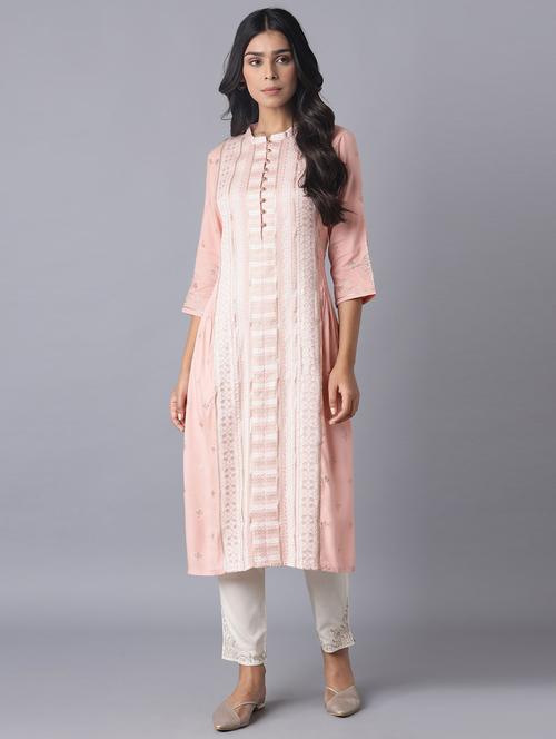 women's straight kurta - 18204726 - Very Small Image - 1