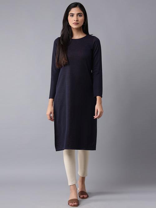 women's straight kurta - 18204892 - Very Small Image - 1