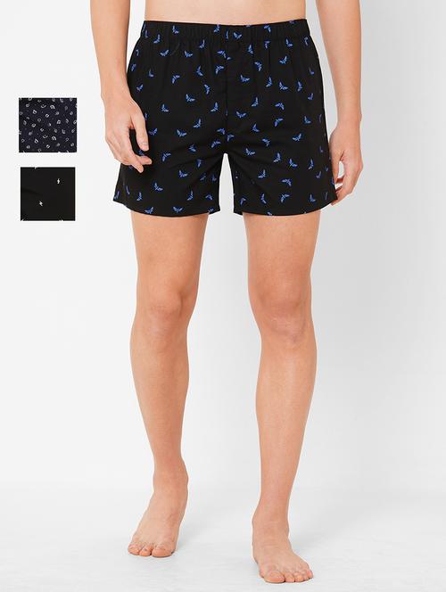 set of two black printed boxer - 18205051 - Very Small Image - 1