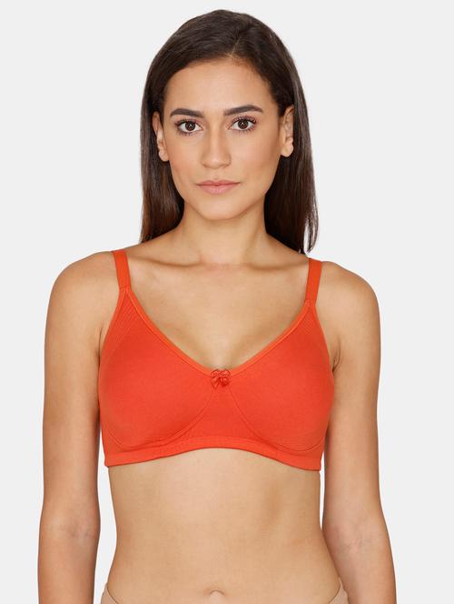 orange solid t-shirt bra - 18205116 - Very Small Image - 1