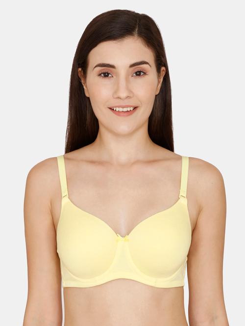 yellow solid t-shirt bra - 18205126 - Very Small Image - 1