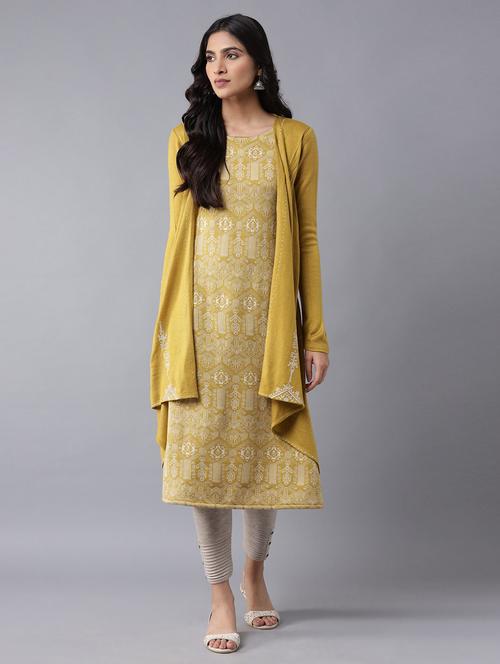 yellow acrylic jacket - 18205242 - Very Small Image - 1