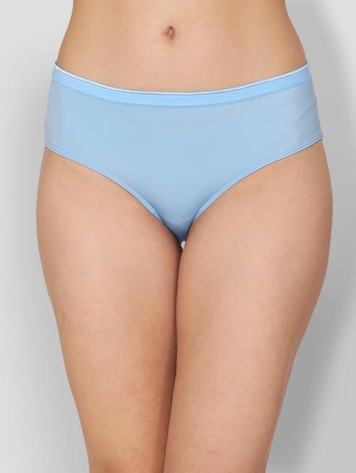 blue solid hipster panty - 18205504 - Very Small Image - 1