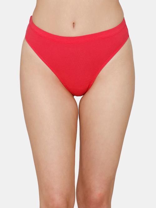 red solid thongs panty - 18205506 - Very Small Image - 1