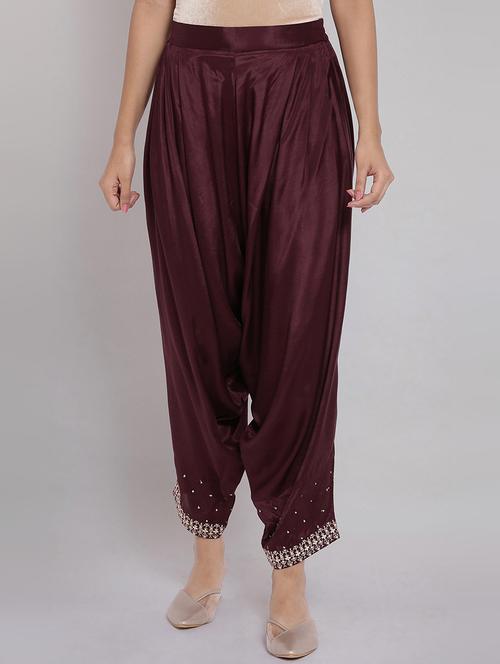 embroidered harem bottom - 18206285 - Very Small Image - 1