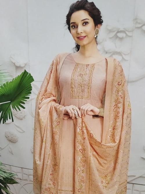 ladies unstiched suits - 18206405 - Very Small Image - 1