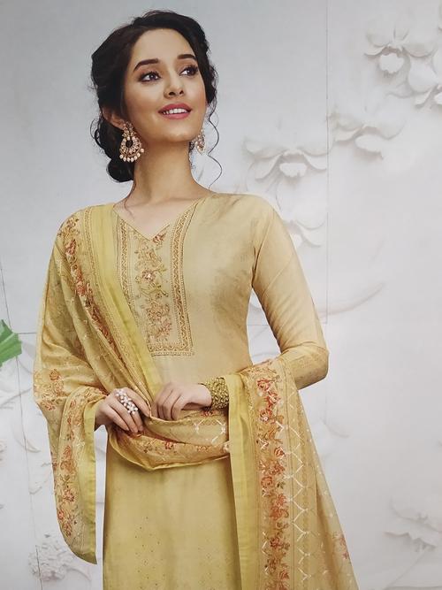 ladies unstitched suits - 18206409 - Very Small Image - 1