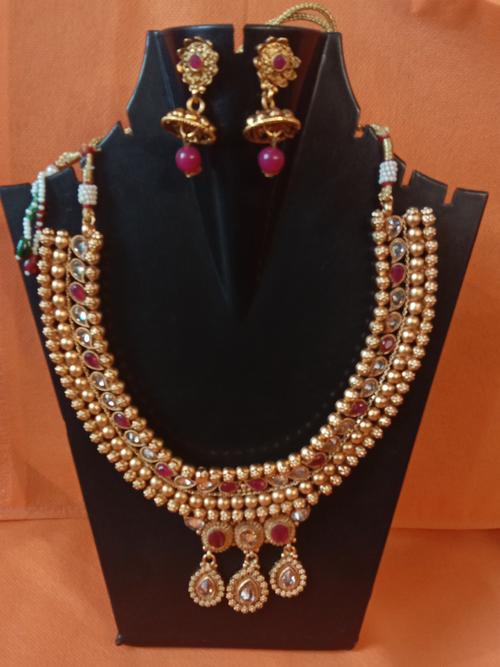 ladies imitation jewellery for party wear - 18206491 - Very Small Image - 1