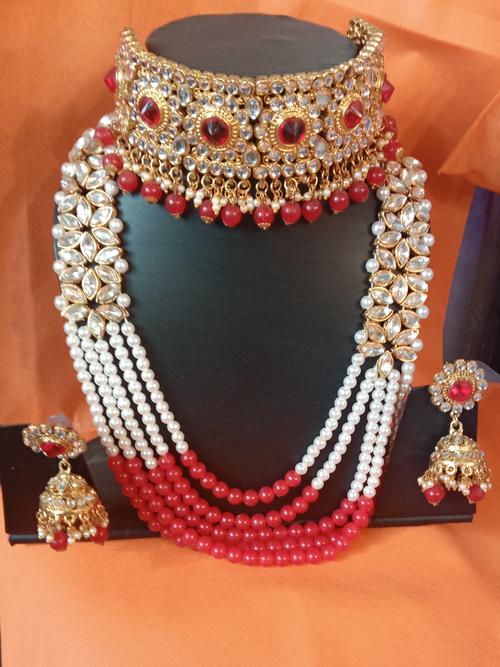 ladies imitation jewellery for party wear - 18206501 - Very Small Image - 1