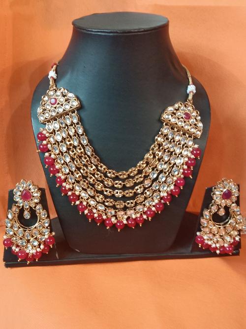 ladies imitation jewellery for party wear - 18206606 - Very Small Image - 1