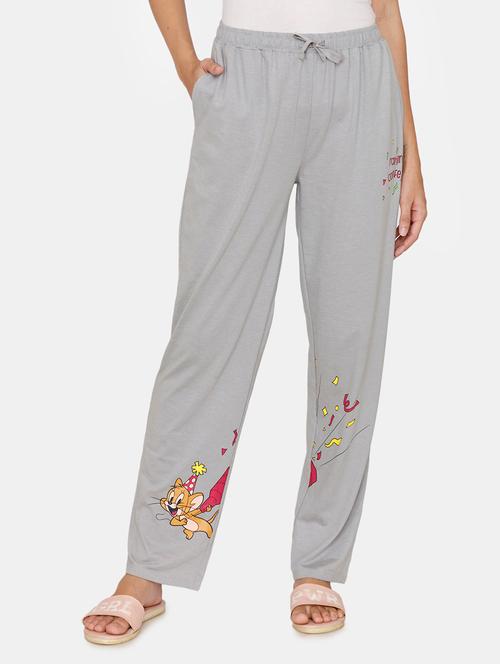 drawstring waist solid pajama - 18207014 - Very Small Image - 1