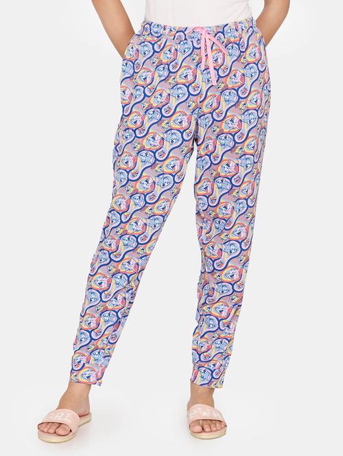 drawstring waist printed pajama - 18207016 - Very Small Image - 1