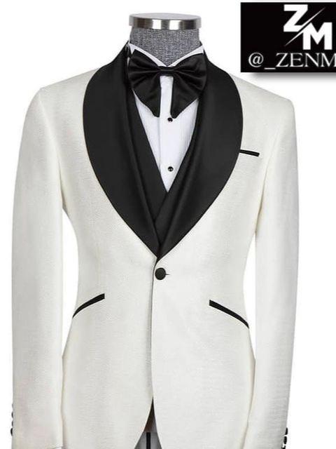 men's 3 pcs set suit fabric - 18207421 - Very Small Image - 1