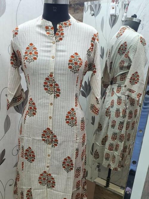 rayon model printed long kurta - 18207643 - Very Small Image - 1