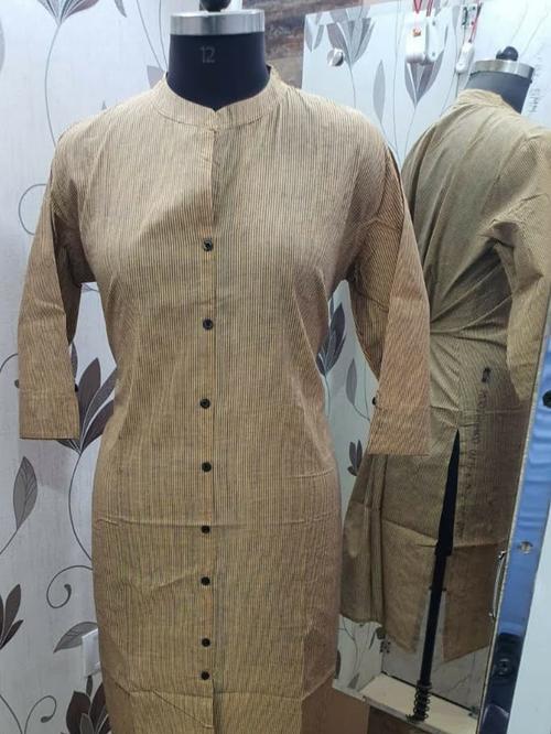 cotton handloom kurti - 18208589 - Very Small Image - 1